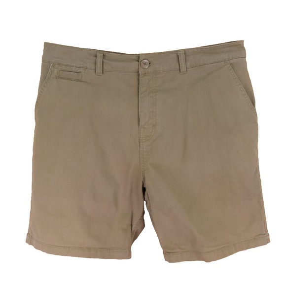Body Glove Shorts Mens 38 Brown‎ Cotton Blend Chinos Pockets Flat Front Everyday - Picture 1 of 7